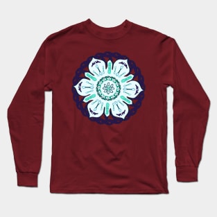 Rock Climbing Mandala Long Sleeve T-Shirt